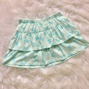 Girls H&M blue butterfly Skirt